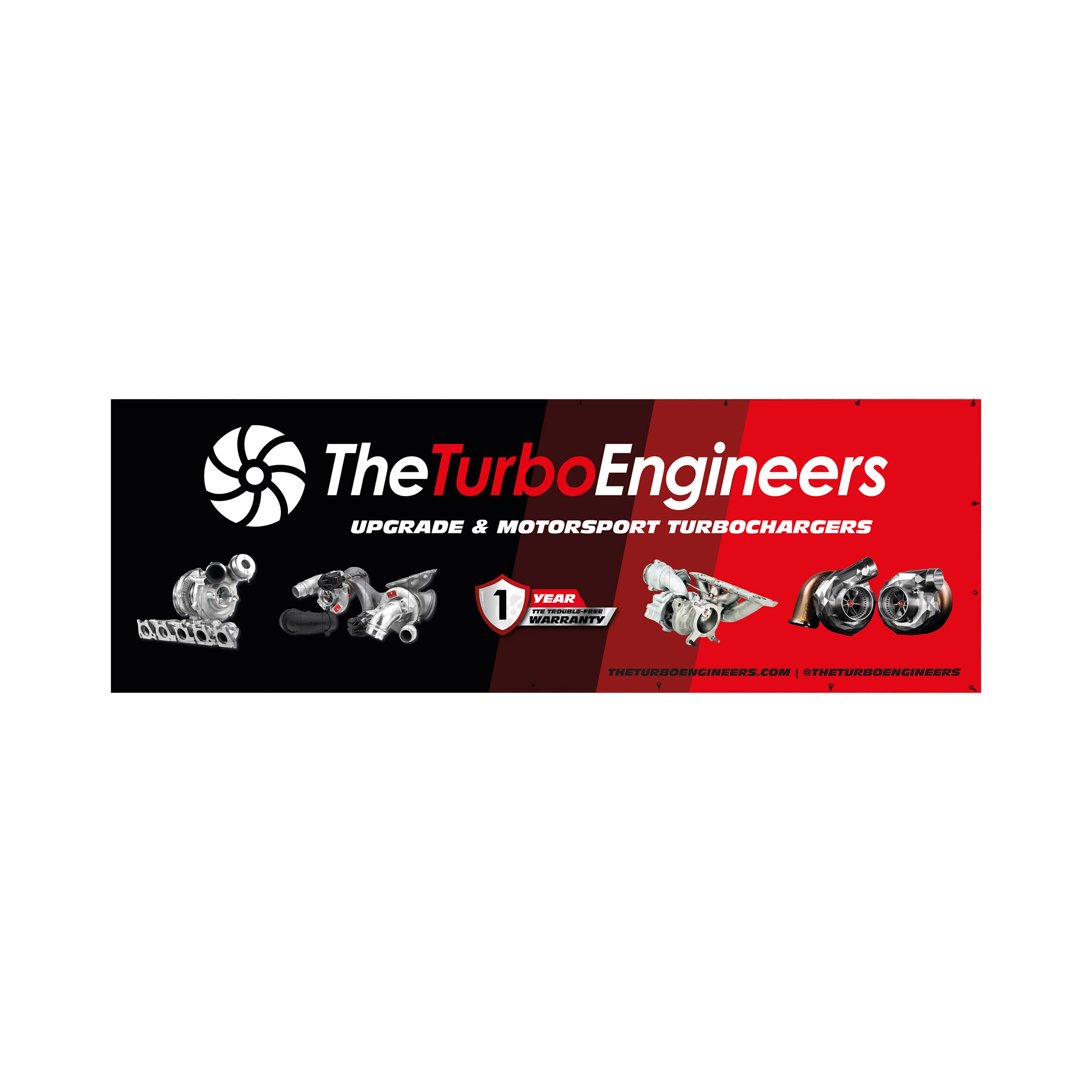 Banner "The Turbo Engineers"